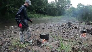Три июльских дня за хариусом и ленком на горной реке Приморья после размыва таежной дороги