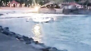 Каранкс на береговом спиннинге в Чандидасе на Бали: семейный выход к пляжу Рама