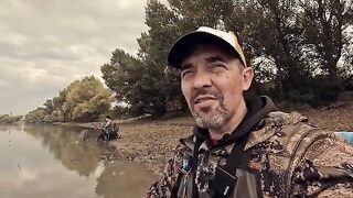Тяжелый фидер на течении Кубани: ловля за русловым свалом на 48 метрах и поиск крупного леща