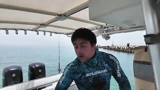 Подводная охота у Умм-эль-Марадим в Кувейте с Fumesz и переходами между островными точками