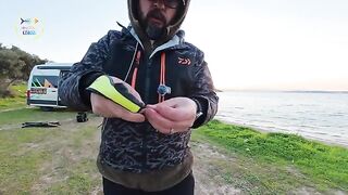 Ночной кемпинг у Чешме в Измире: серфкастинг в бухте и ловля морморы с берега