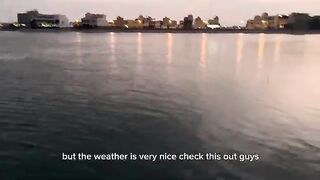 Желтоперый морской карась с берега Кувейта и вечерние поклевки в компании местных рыбаков