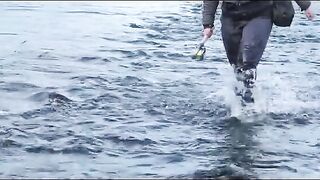 Крупный осенний лосось на мушку в Шотландии и долгожданная рыба Ланы перед приходом зимы