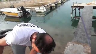 Рыбалка на Манавгате во время отдыха в Турции с мелкой рыбой и поиском места для пикника