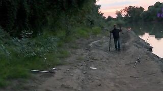 Конец летнего сезона на Кубани с жареным карасем у лагеря и пустыми снастями до семи утра