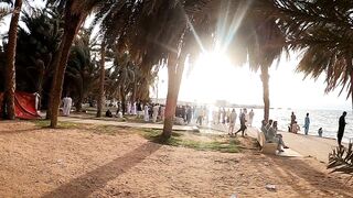 Haql, Saudi Arabia - рыбалка у берега и визит к шипреку