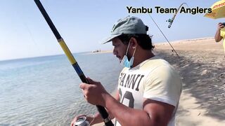 Yanbu — trevally у волнореза: снасти и проводка