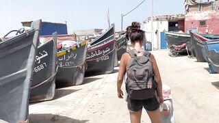 Imsouane, Morocco — рыбацкая бухта и длинная правая волна