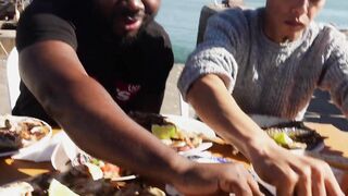 Essaouira seafood tour: рынок рыбы, жарим улов прямо у маркета