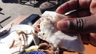 Essaouira seafood tour: рынок рыбы, жарим улов прямо у маркета