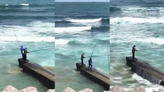 Ocean fishing Morocco - морская рыбалка у берега Атлантики