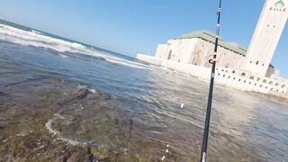 Casablanca — моя рыбалка у мечети Хасана II: припай, течения, клев