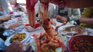 Morocco street food, рыба на углях - где рядом морская рыбалка?