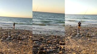 Tangier, Malabata — набережная, ветер и вечерняя рыбалка