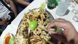 Танжер, порт: плато из морепродуктов и рыбалка у волнореза