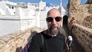 Asilah, Morocco - приморский променад и рыбалка на закате
