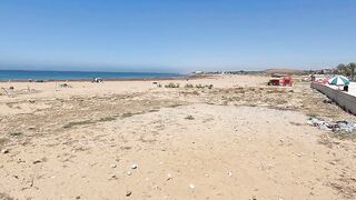 Asilah, Morocco - приморский променад и рыбалка на закате