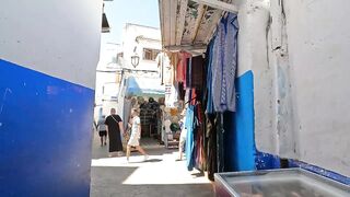 Asilah, Morocco - приморский променад и рыбалка на закате
