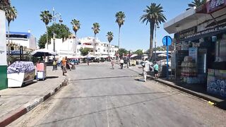 Asilah, Morocco - приморский променад и рыбалка на закате