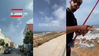 El Jadida, surfcasting: вечерние забросы на открытом пляже