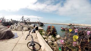 El Jadida Promenade: порт, набережная и вечерние забросы