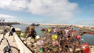 El Jadida Promenade: порт, набережная и вечерние забросы