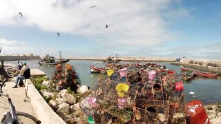 El Jadida Promenade: порт, набережная и вечерние забросы