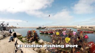 El Jadida Promenade: порт, набережная и вечерние забросы