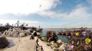 El Jadida Promenade: порт, набережная и вечерние забросы