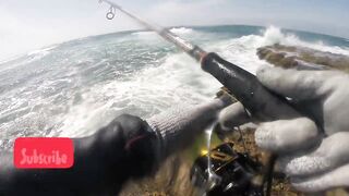 El Jadida, техника троллинга со спиннингом у бровки