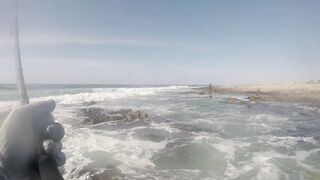 El Jadida, техника троллинга со спиннингом у бровки