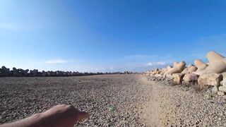 El Jadida coast: прогулка по берегу и куда кидать джиг