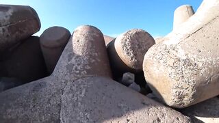 El Jadida coast: прогулка по берегу и куда кидать джиг