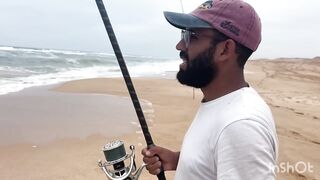 El Oualidia - pêche à la daurade: морская рыбалка в лагуне Марокко