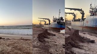 Mohammedia — лодку выбросило на берег, а как с рыбалкой на прибое?