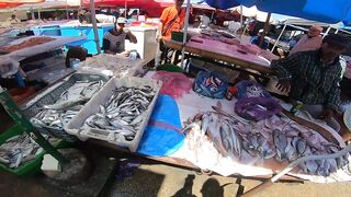 Larache Fish Market - ассортимент и цены у набережной