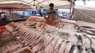 Larache Fish Market - ассортимент и цены у набережной