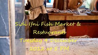 Sidi Ifni: рыбный рынок и маленькие рестораны у причала