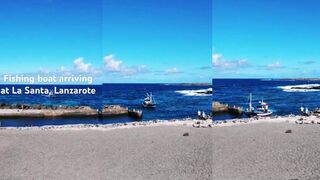 La Santa, Lanzarote — морская рыбалка на прибое у каменных гряд