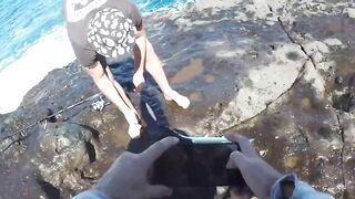 La Gomera — монстр с берега: морская рыбалка на лавовых полках