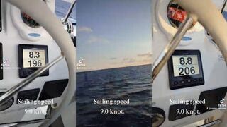 Tenerife → La Palma - переход 9 узлов: морская рыбалка на ходу?