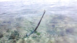 Flic en Flac, каяк-рыбалка у кромки рифа на мелководье