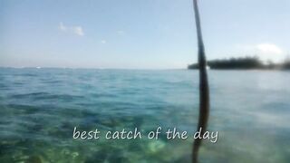 Flic en Flac, каяк-рыбалка у кромки рифа на мелководье