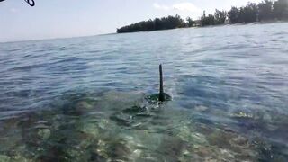 Flic en Flac, каяк-рыбалка у кромки рифа на мелководье