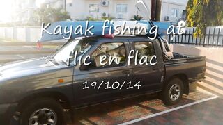 Flic en Flac, каяк-рыбалка у кромки рифа на мелководье