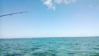 Flic en Flac, каяк-рыбалка у кромки рифа на мелководье