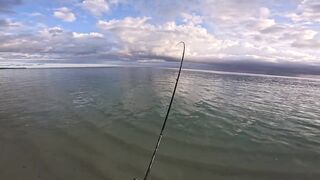 Le Morne, Mauritius: shore casting на закате — снасть и точки