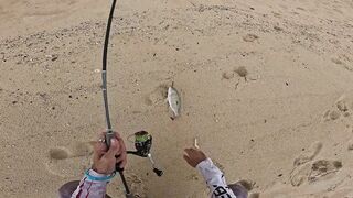 Le Morne, Mauritius: shore casting на закате — снасть и точки