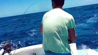 Rivière Noire, Маврикий - рыбалка в лагуне Black River с берега