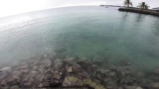 Trou aux Biches — shore casting, эпизод 3: сменить ли поводок?